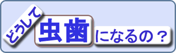 どうして虫歯になるの？